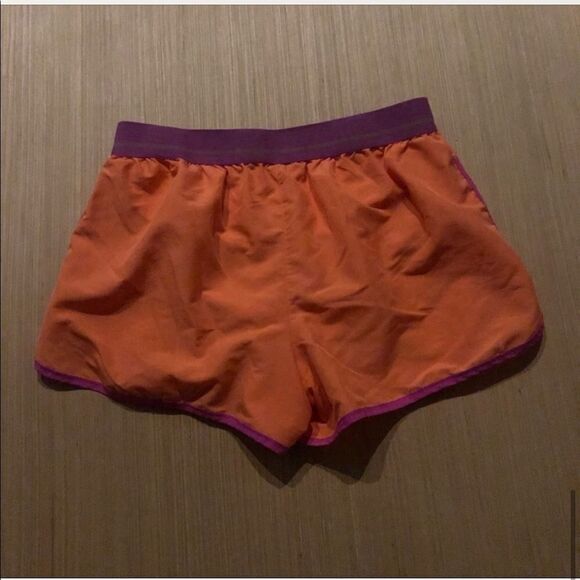 Women's Under Armour Orange & Pink Athletic Shorts - Picture 4 of 9